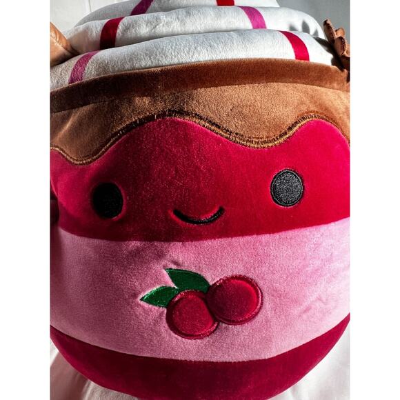 Squishmallows Maude 11" Cranberry Cider Milkshake Original Plush New NWT - Picture 7 of 13